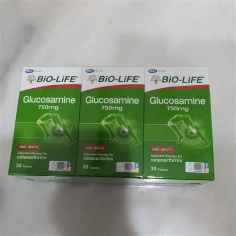 Bio Life Glucosamine 750mg Tablets 3x30s Expiry Date042025 Shopee