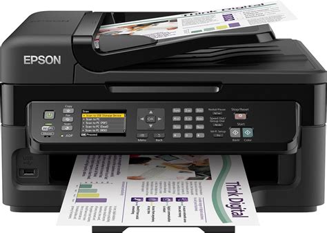 Epson Workforce Wf Wf Impresora Multifunci N De Tinta B N Ppm