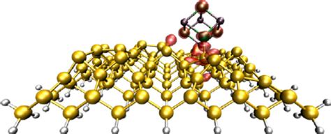 32 NaCl Dimers On A Si 100 C4 2 Reconstruction The Silicon Surface