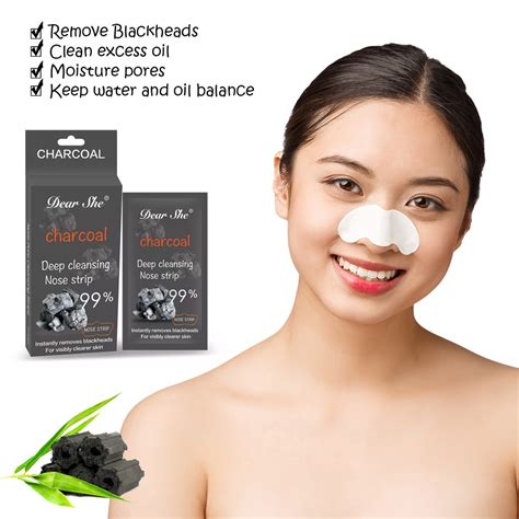 Bamboo Charcoal Nose Pore Cleansing Strip Contains With Hazel Extract