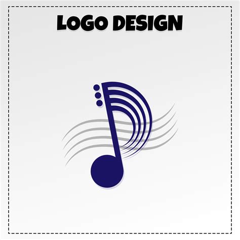 music logo design illustration 14824904 Vector Art at Vecteezy