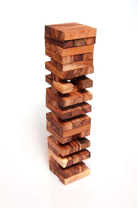 Play Jenga Stock Photo Image Of Background Isolated 34821922