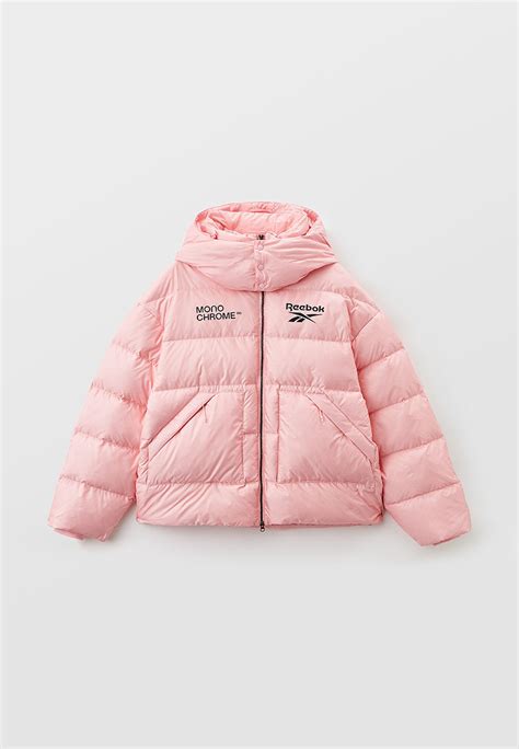 Пуховик Reebok Reebok X MONOCHROME, цвет: розовый, RTLABB125701 ...