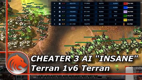 Starcraft Terran Vs Terran Cheater Insane Ai Youtube