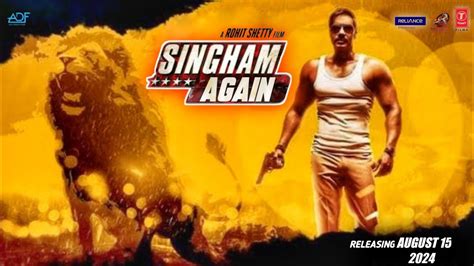 Singham Again Movie Big Confirmation Ajay Devgan Deepika Padukone