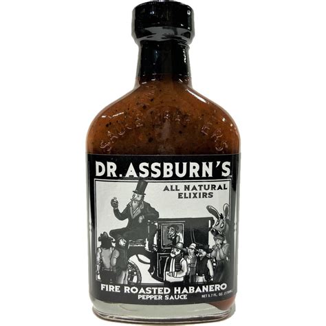 Dr Assburn S Fire Roasted Habanero Hot Sauce Sauce Crafters Inc