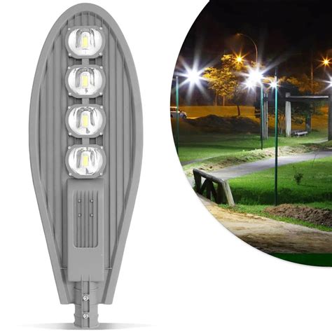 Luminária Poste Pública Led 200W Branco Frio Bivolt IP67 Submarino