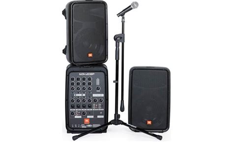 Jbl Eon 208 Bundle Package Includes The Eon208p Portable Pa Gator