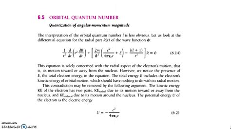 SOLUTION Hydrogen Atom Quantum Numbers Studypool