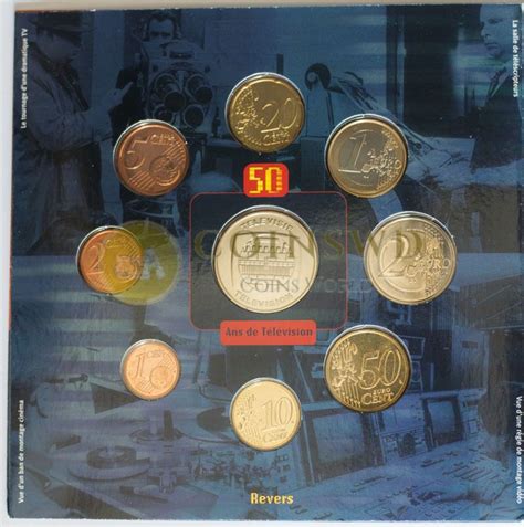 Belgium Coins Set Television Bu