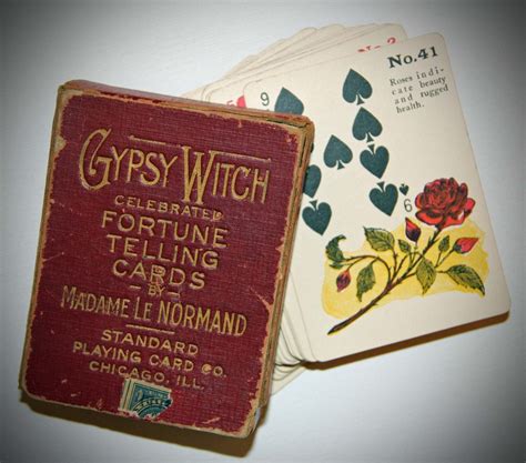 Gypsy Witch Fortune Telling Playing Card Set By Bellusvanitas