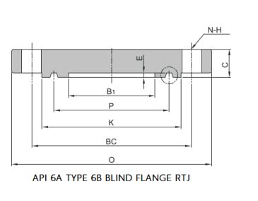 Api A Type B Psi Blind Flanges Tesco Steel Engineering