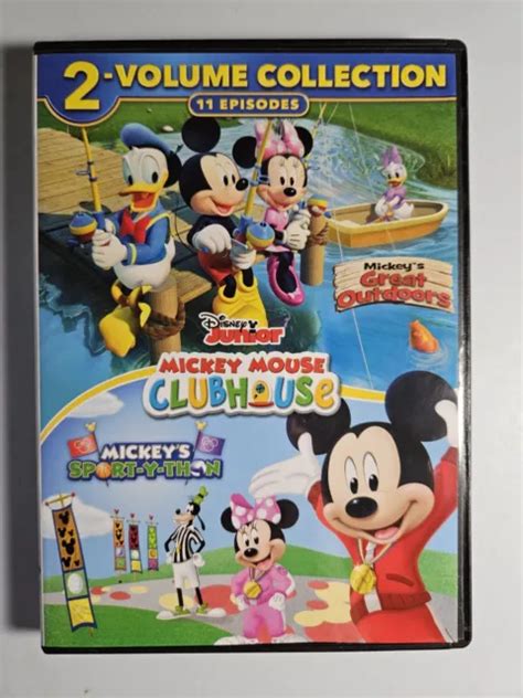 MICKEY MOUSE CLUBHOUSE 2 Movie Collection DVD 2019 Disney Junior