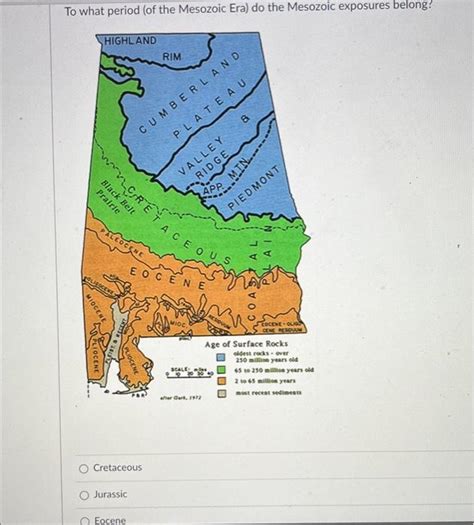 Solved To what period (of the Mesozoic Era) do the Mesozoic | Chegg.com