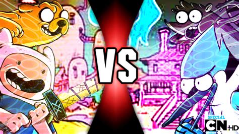 Finn And Jake Vs Mordecai And Rigby By Monkeyboi9005 On Deviantart