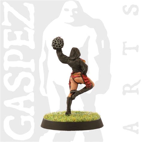 MK1881 Tanatos CHEERLEADER Gaspez Arts Fantasy Football Miniatures