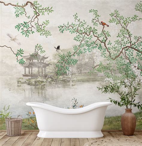 Share More Than 52 Bathroom Mural Wallpaper Best In Cdgdbentre