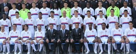 Olympique Lyons Soccer Squad Poses Team Editorial Stock Photo - Stock ...