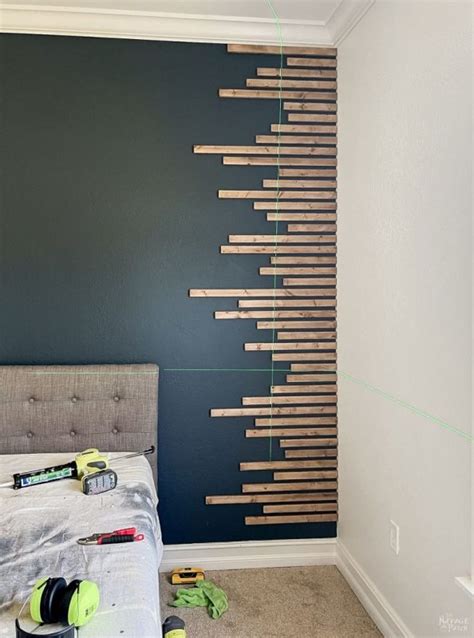 Diy Wood Slat Accent Wall The Navage Patch