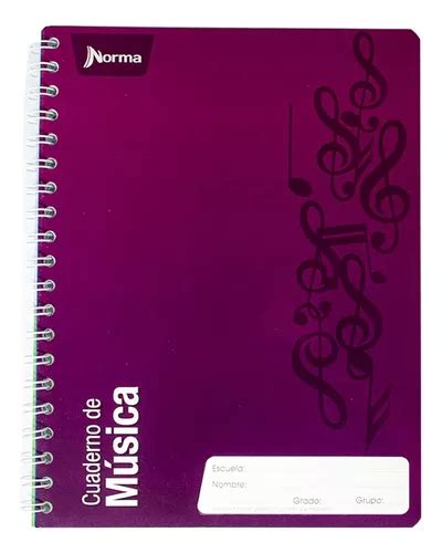 Cuaderno Pautado De Música 80 Hojas Norma Espiral Metálico MercadoLibre