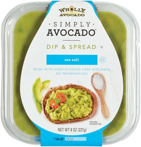 Wholly Guacamole Simply Avocado Sea Salt Dip Shop Dip At H E B