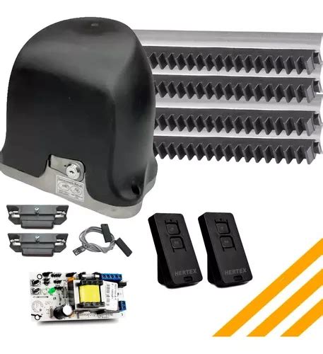 Kit Motor Porton Corredizo Automatico Hertex 500kg 6 Metros En Venta En