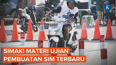 Materi Baru Ujian Praktik Sim C Manuver Angka Dihapus Youtube