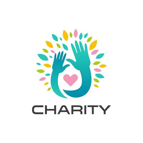 hand love charity logo design template 14467984 Vector Art at Vecteezy