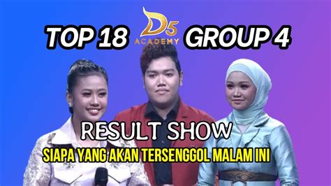 Siapa Yang Akan Tersenggol Malam Ini Di Konser Result Show Top Group