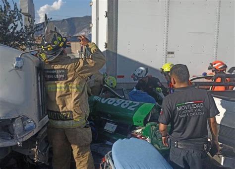 Se Salva Taxista De Morir Aplastado