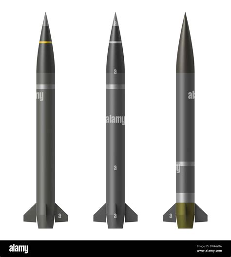 Precision Strike Munition Ballistic Missile Stock Vector Image Art