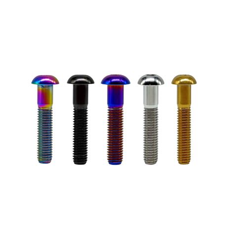 Rison Titanium M Hexagon Socket Button Bolts Screws Pcs