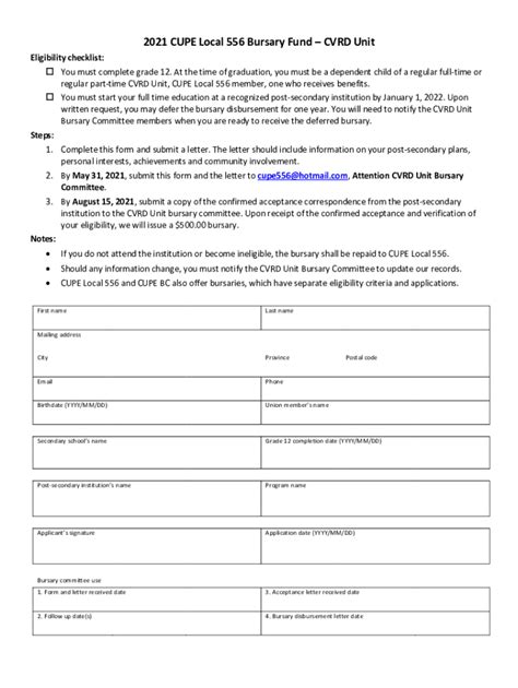 Fillable Online 556 Cupe CUPE 3166 Member Application Form Fax Email