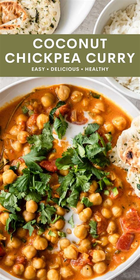 Coconut Chickpea Curry 30 Minutes Vegan Real Vibrant Recipe