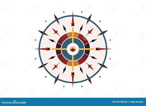 Native American Medicine Wheel Vector Flat Isolated Vector Style