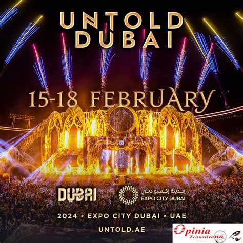 UNTOLD Primul Mega Festival din Dubai va avea loc în perioada 15 18