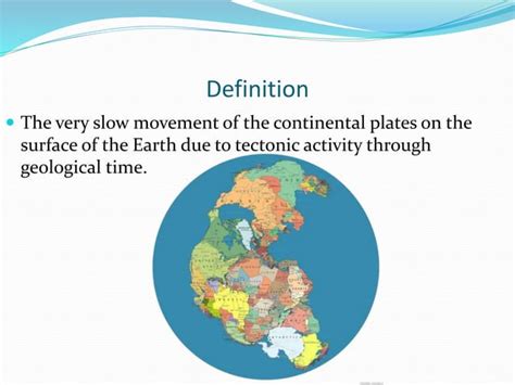 Continental Drift A2 Geography Ppt