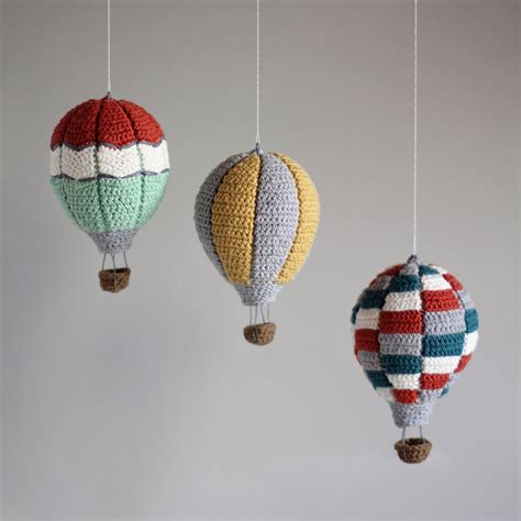 Crochet Pattern Hot Air Balloon Amigurumi Pdf Digital Etsy Australia