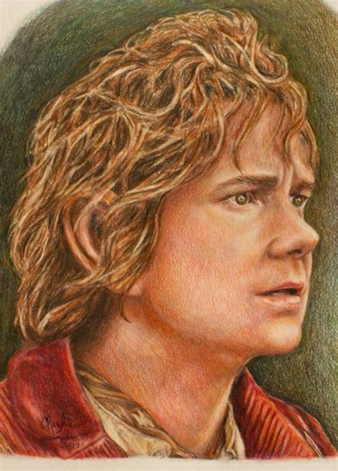 Martin Freeman/ Bilbo Baggins Print of Colored Pencil Drawing - Etsy