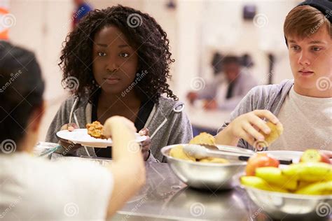 Kitchen Serving Food In Homeless Shelter Stock Image Image Of Charity