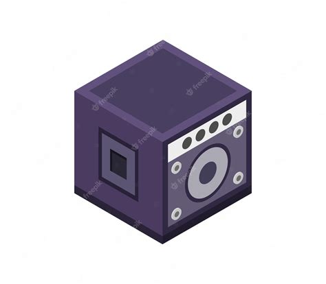 Premium Vector Audio Speaker Woofer Isometric