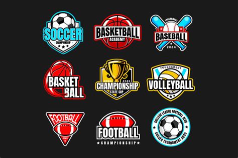 Free Sports Logo Template Vector (AI, EPS, PNG, PSD)