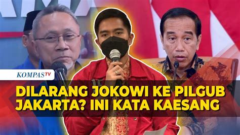 Respons Kaesang Soal Jokowi Melarangnya Maju Pilkada Jakarta Itu Versi