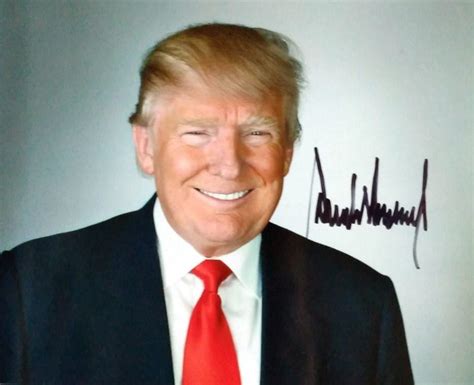 DONALD TRUMP signed autographed photo COA Hologram... – Boston Memorabilia