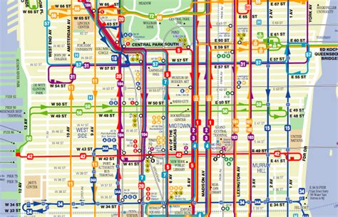 Nyc Bus Map Manhattan – Map Of California Coast Cities