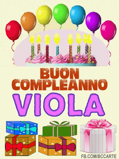 Buon Compleanno Viola  Birthdaykimit