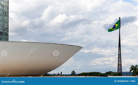 National Congress Of Brazil Building In Brasilia The Capital Of Brazil