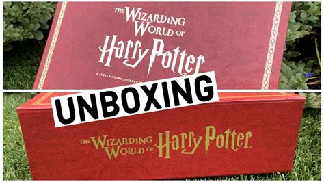 Wizarding World Of Harry Potter Vacation Package Keepsake Box UNBOXING