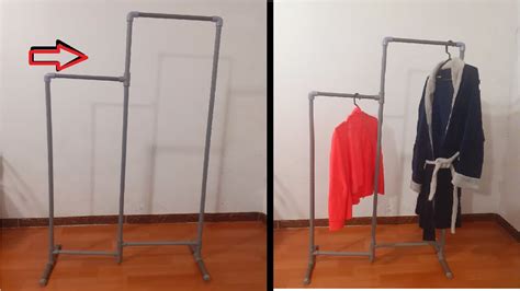 Perchero Para Ropa Con Tubos De Pvc YouTube