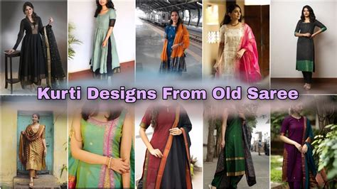 Kurti From Old Saree Purani Saree Se Kurti Banaye Old Saree Reuse Ideas